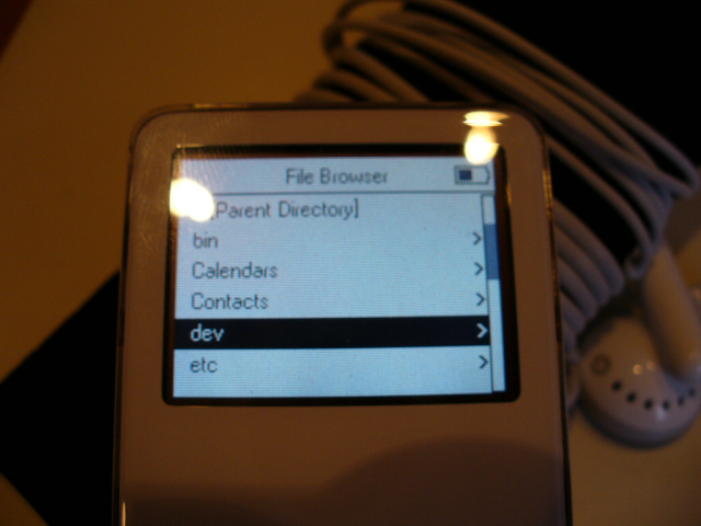 Linux on the iPod 7