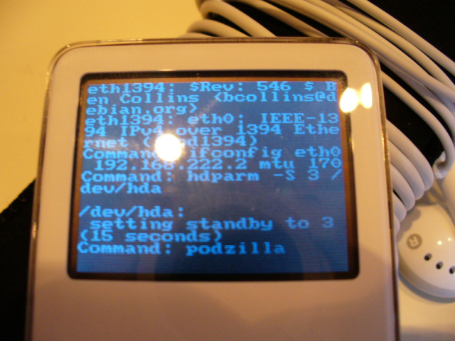 Linuxboot on the iPod 1