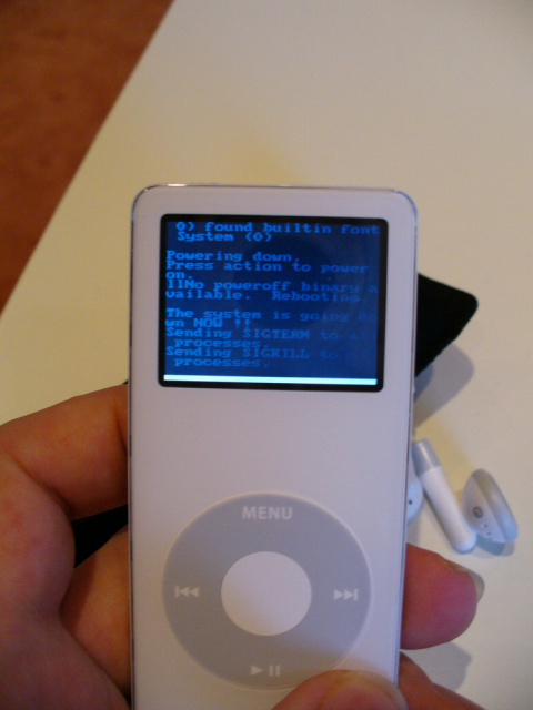 Linuxboot on the iPod 2