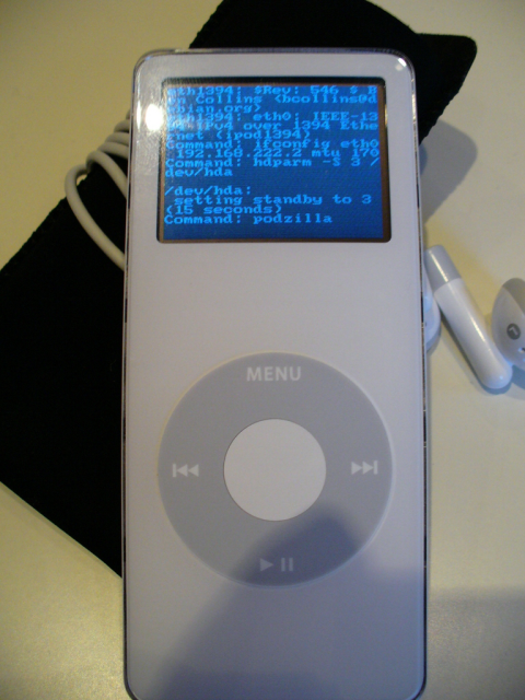 Linuxboot on the iPod 3